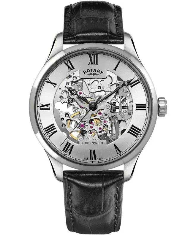 Reloj para hombres Rotary Greenwich Automatic Skeleton GS02940/06
