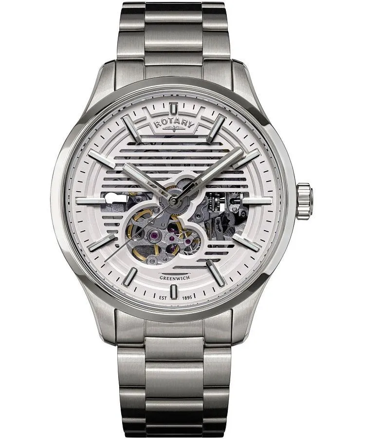 Reloj para hombres Rotary Greenwich Automatic Skeleton RGB10073/01