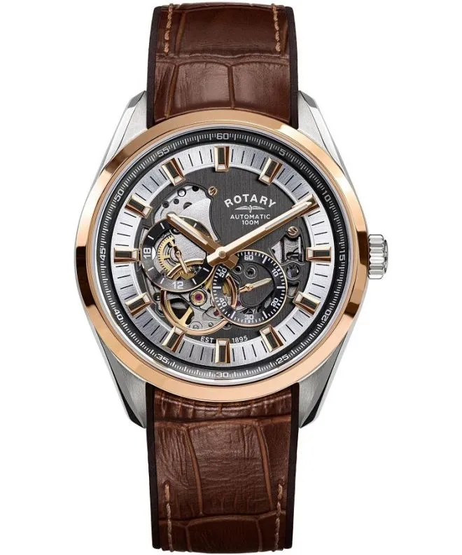 Reloj para hombres Rotary Seamatic Eclipse Automatic Skeleton RGS10008/74