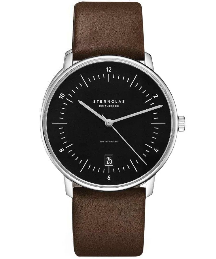Reloj para hombres Sternglas Naos Piano Black Automatic S02-NA53-PR04