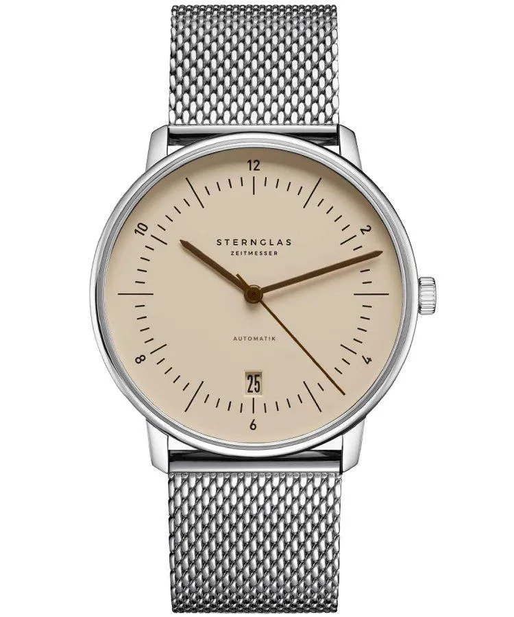 Reloj para hombres Sternglas Naos Sand Brown Automatic S02-NA54-MI04
