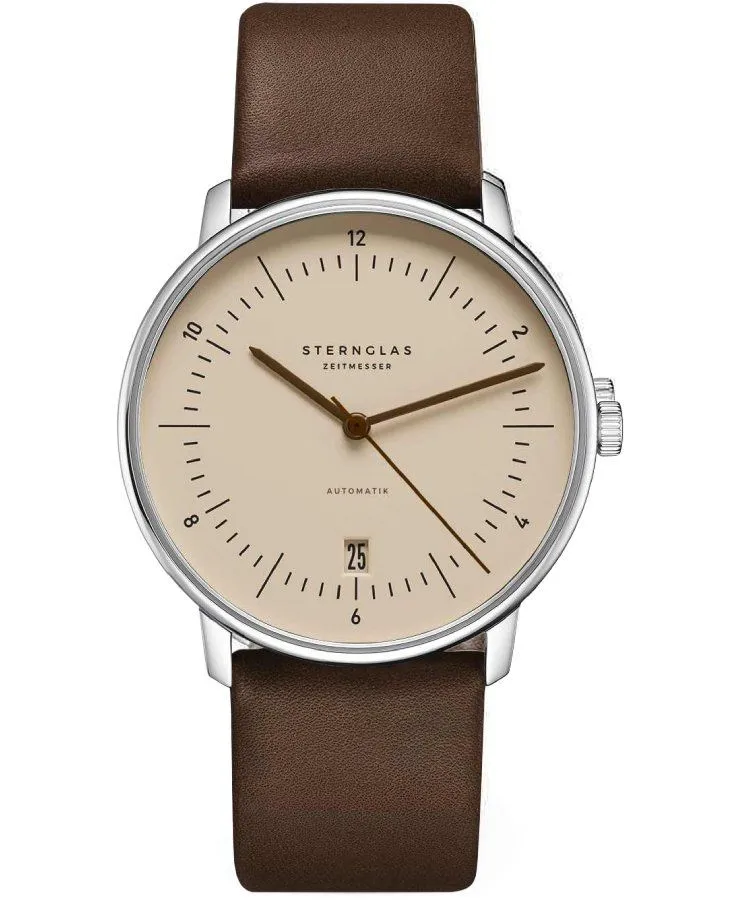 Reloj para hombres Sternglas Naos Sand Brown Automatic S02-NA54-PR04