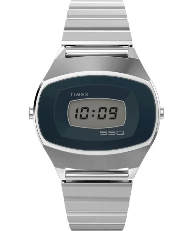 Reloj para hombres Timex Q 1975 SSQ Digital Reissue TW2Y06100