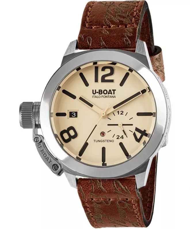 Reloj unisex U-Boat Classico 42 Tungsteno Beige 8892