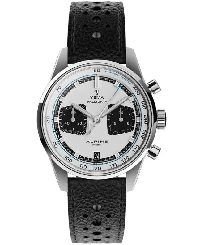 Reloj para hombres Yema Rallygraf Alpine Cup Series Chronograph YMHF1589ALP-BA31
