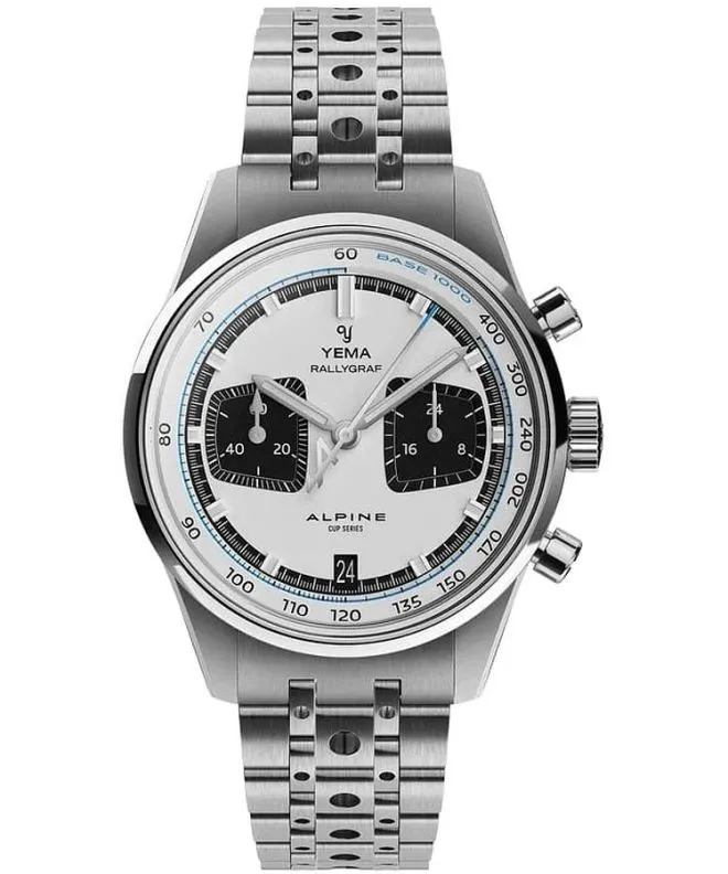Reloj para hombres Yema Rallygraf Alpine Cup Series Chronograph YMHF1589ALP-BM
