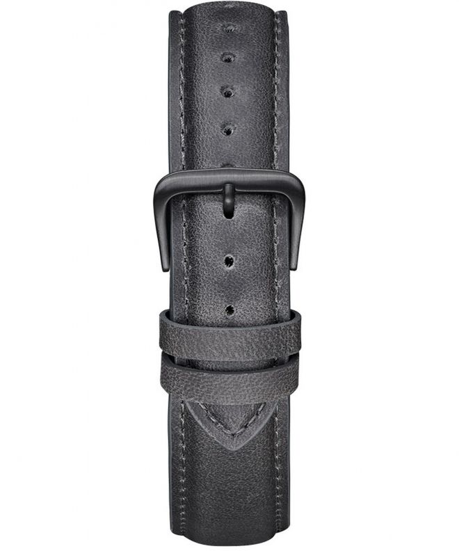 Correa Meller Grey Black Leather 20 mm