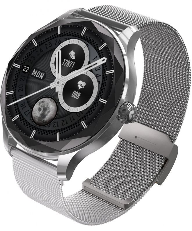 Smartwatch unisex Garett Viva Plata SET