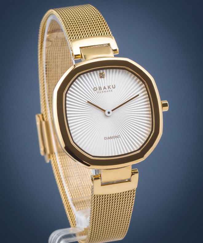 Reloj para mujeres Obaku Brilliant Gold Diamond