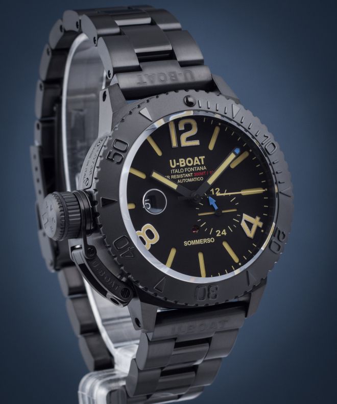 Reloj para hombres U-Boat Sommerso 46mm DLC Bracelet