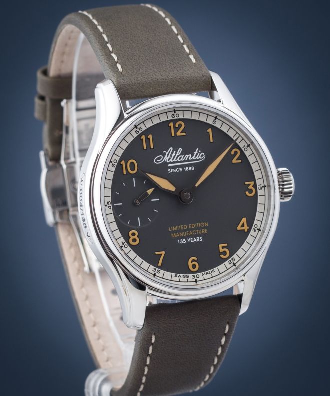Reloj para hombres Atlantic Worldmaster 135 Year Anniversary Limited Edition Manufacture SET