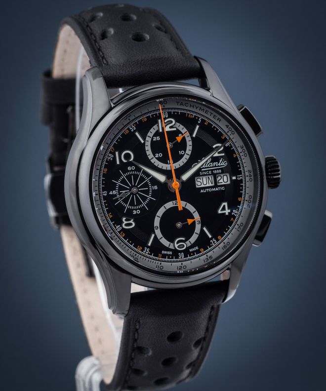 Reloj para hombres Atlantic Worldmaster Prestige Valjoux Chronograph