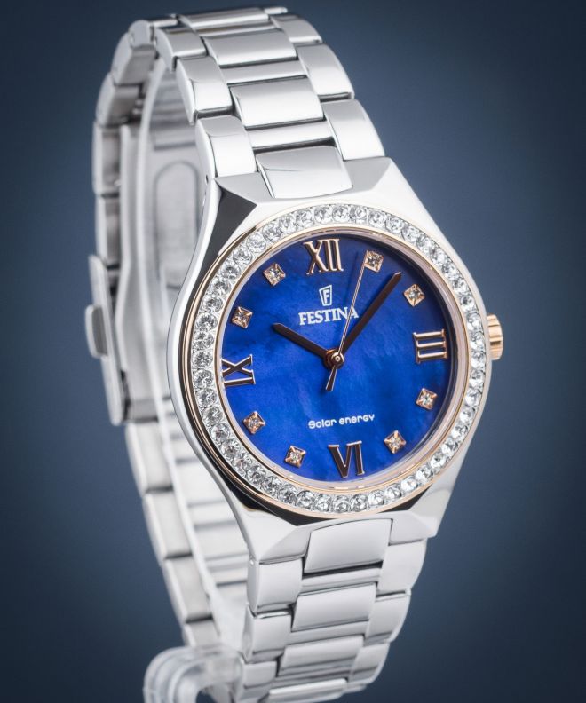 Reloj para mujeres Festina Solar Energy Blue Petite