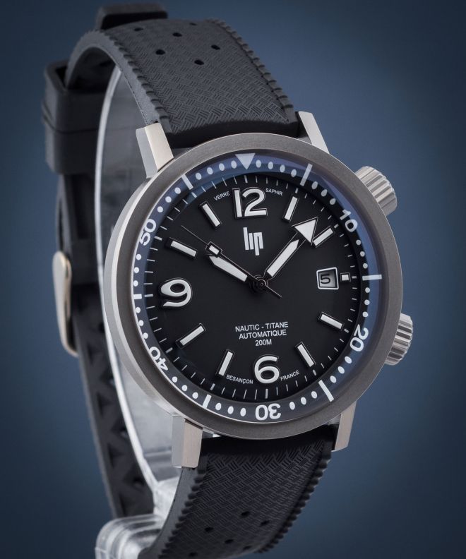 Reloj para hombres Lip Nautic Titane Automatic Limited Edition SET