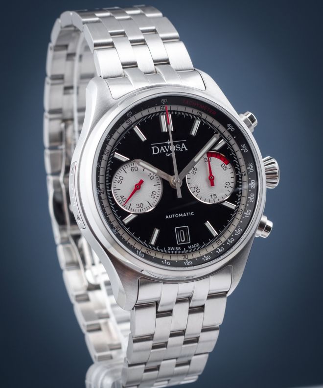 Reloj para hombres Davosa Newton Pilot Rally Automatic Chronograph Limited Edition