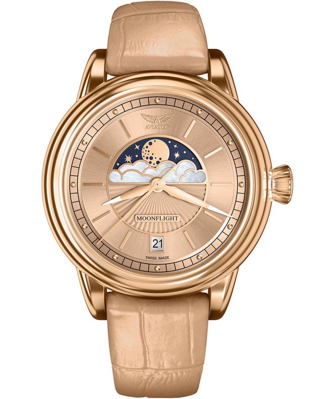 Reloj para mujeres Aviator Douglas Moonflight