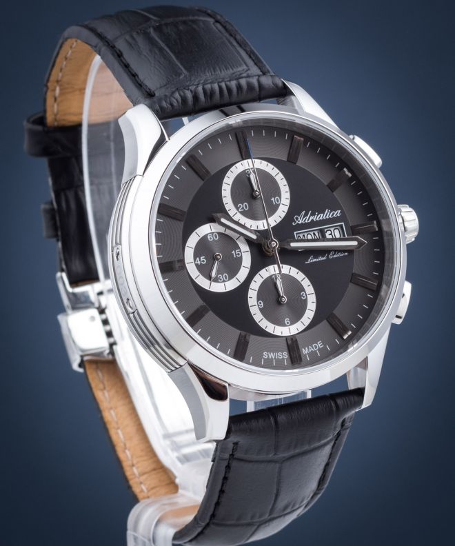 Reloj para hombres Adriatica Classic Automatic Valjoux Chronograph Limited Edition