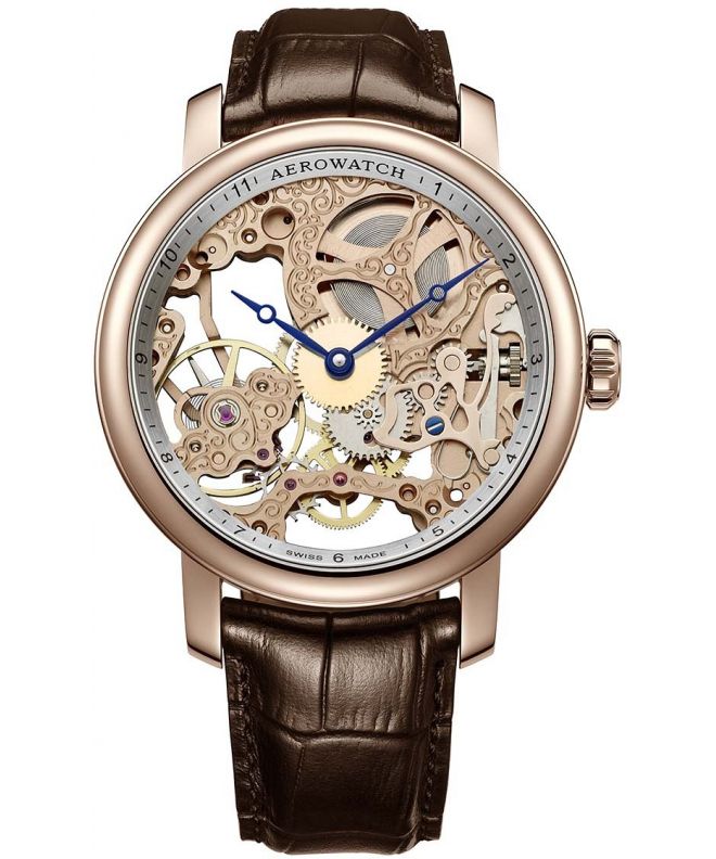 Reloj para hombres Aerowatch Renaissance Big Mechanical Skeleton