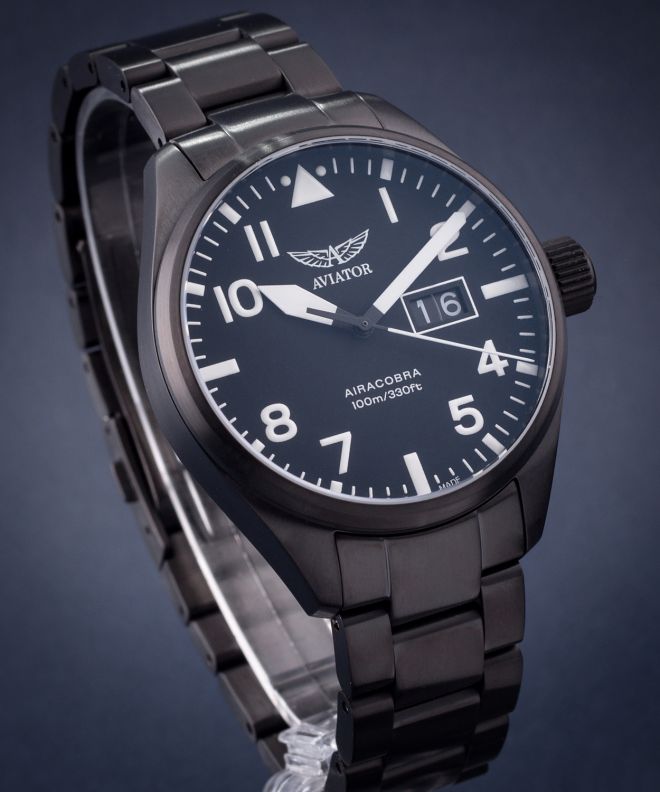Reloj para hombres Aviator Airacobra P42