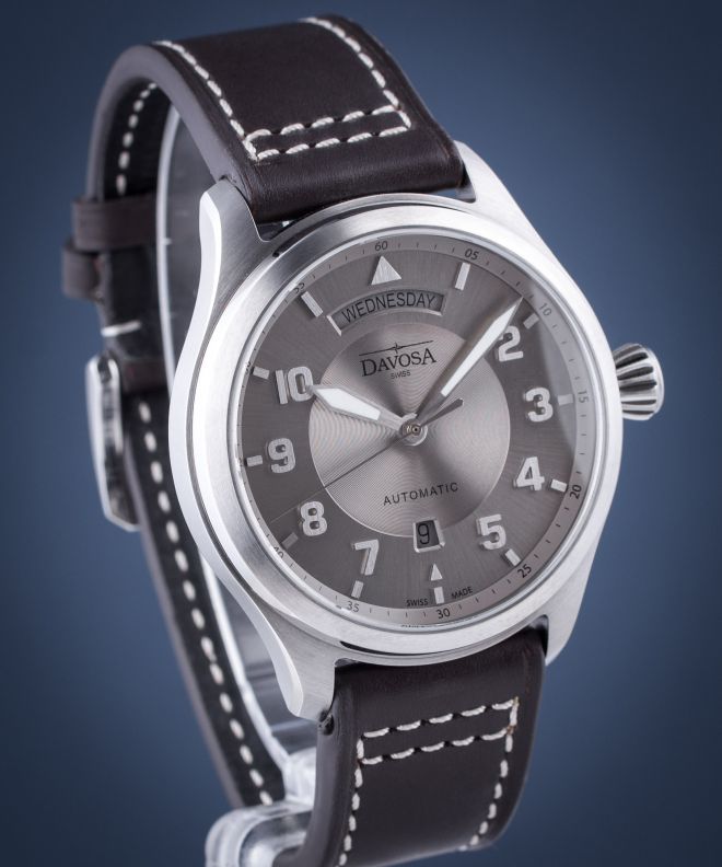 Reloj para hombres Davosa Newton Pilot Day-Date Automatic