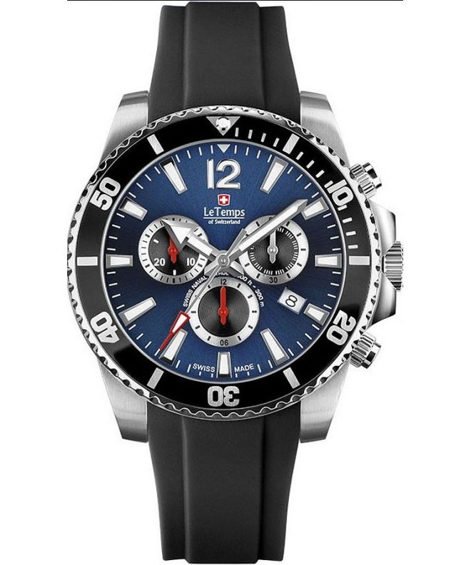 Reloj para hombres Le Temps Swiss Naval Patrol Chronograph