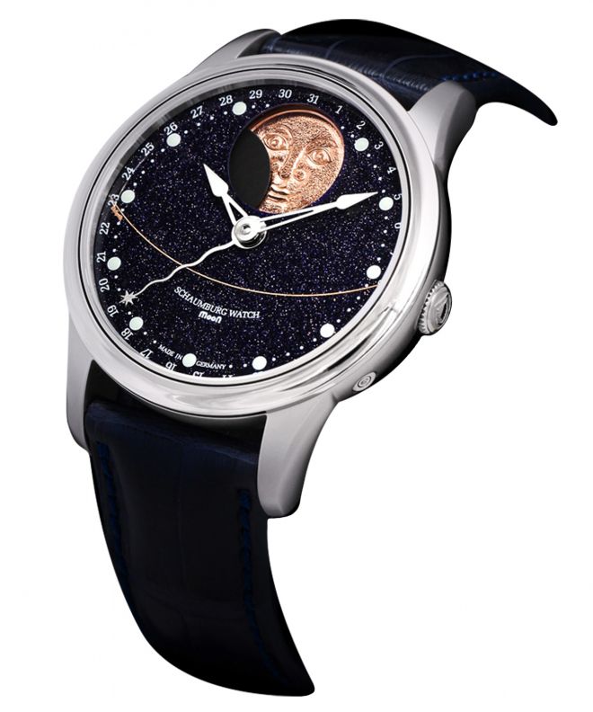 Reloj para hombres Schaumburg Moon Galaxy Hand Made