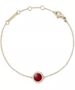 Pulsera Daniel Wellington Audrey Red Agathe Gold