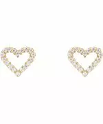 Pendientes Daniel Wellington Mirelle Heart Gold
