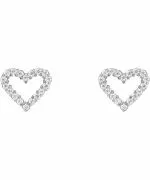 Pendientes Daniel Wellington Mirelle Heart Silver