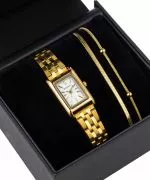 Reloj para mujeres BOWA Paris White-Gold Steel 20 Gift Set