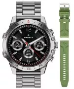 Smartwatch para hombres Garett V14 Plata SET