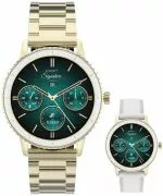 Smartwatch para mujeres Garett Signature Grace Gold Solid SET