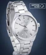 Reloj para hombres DESTELL Aries Full Silver Steel Sapphire