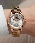 Reloj para mujeres Aviator Douglas Moonflight Silver Diamonds Limited Edition