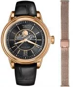Reloj para mujeres Aviator Douglas Moonflight + bransoleta Morellato