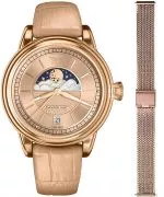 Reloj para mujeres Aviator Douglas Moonflight + bransoleta Morellato