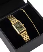 Reloj para mujeres BOWA Paris Green-Gold Steel 20 Gift Set