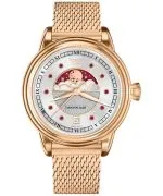 Reloj para mujeres Aviator Moonflight Gemstone Edition Silver Red Ruby Limited Edition