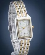 Reloj para mujeres BOWA Barcelona White Silver-Gold Steel 23