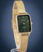 Reloj para mujeres BOWA Dubai Green-Gold Mesh 20