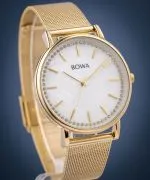 Reloj para mujeres BOWA Rio Pearl-Gold Mesh 38