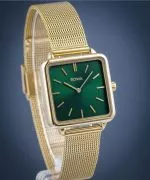 Reloj para mujeres BOWA Vienna Green Gold Mesh 29