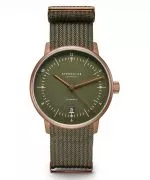 Reloj para hombres Sternglas Naos Automatik dunkelgrün bronze