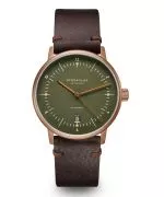 Reloj para hombres Sternglas Naos Automatik dunkelgrün bronze