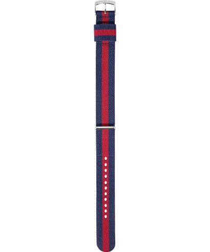 Correa Morellato Evolution Nastro Cannete Blue-Red 18 mm