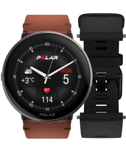 Smartwatch unisex Polar Ignite 3 Titanium SET