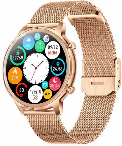 Smartwatch para mujeres Manta Kelly Złoty