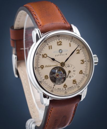 Reloj para hombres Zeppelin Mediterranee Open Heart Automatic