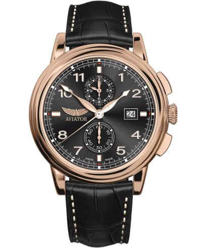Reloj para hombres Aviator Douglas DC-3 Chronograph Limited Edition