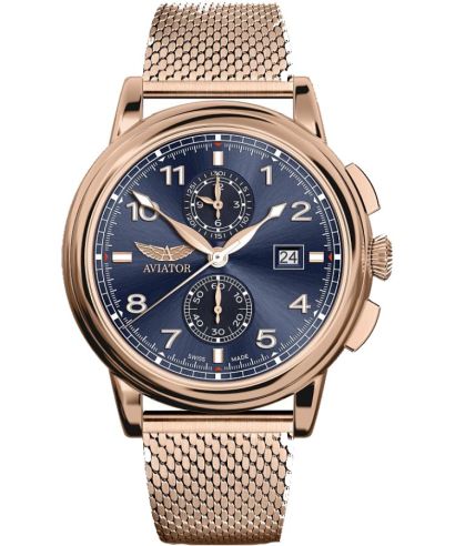 Reloj para hombres Aviator Douglas DC-3 Chronograph Limited Edition